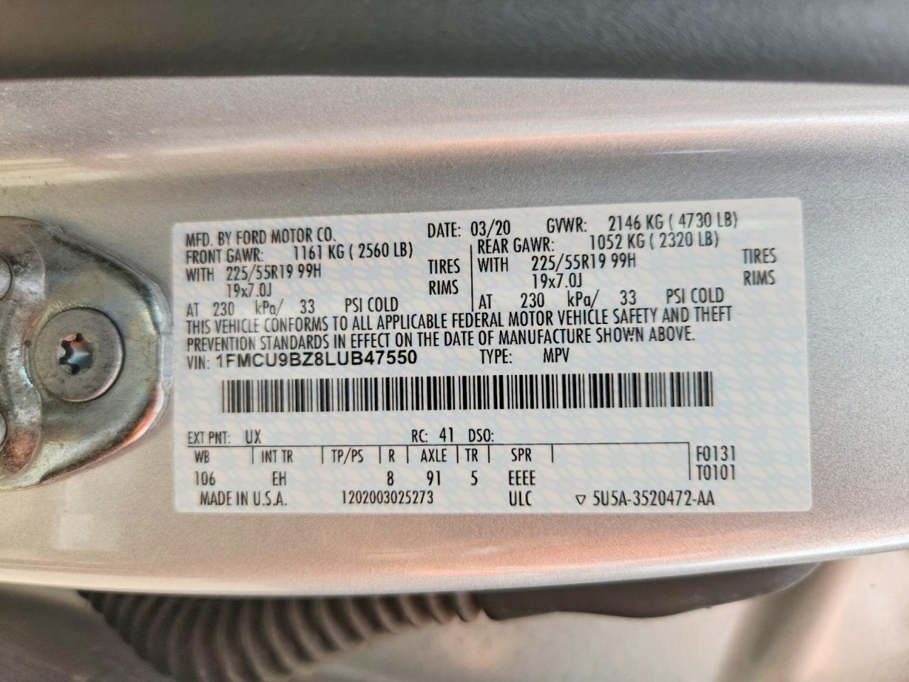 Ford Escape Se Sport