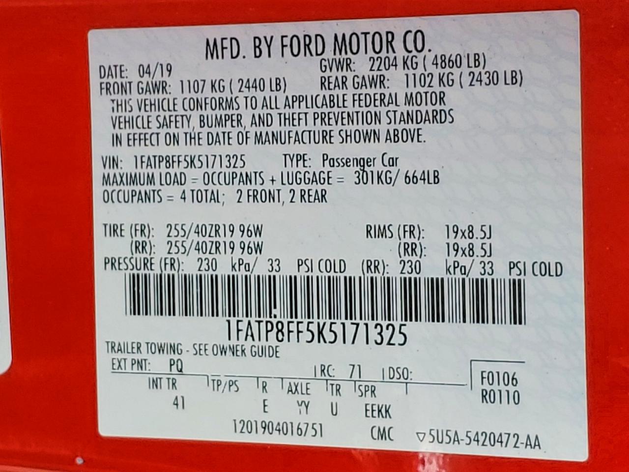 Ford Mustang Gt