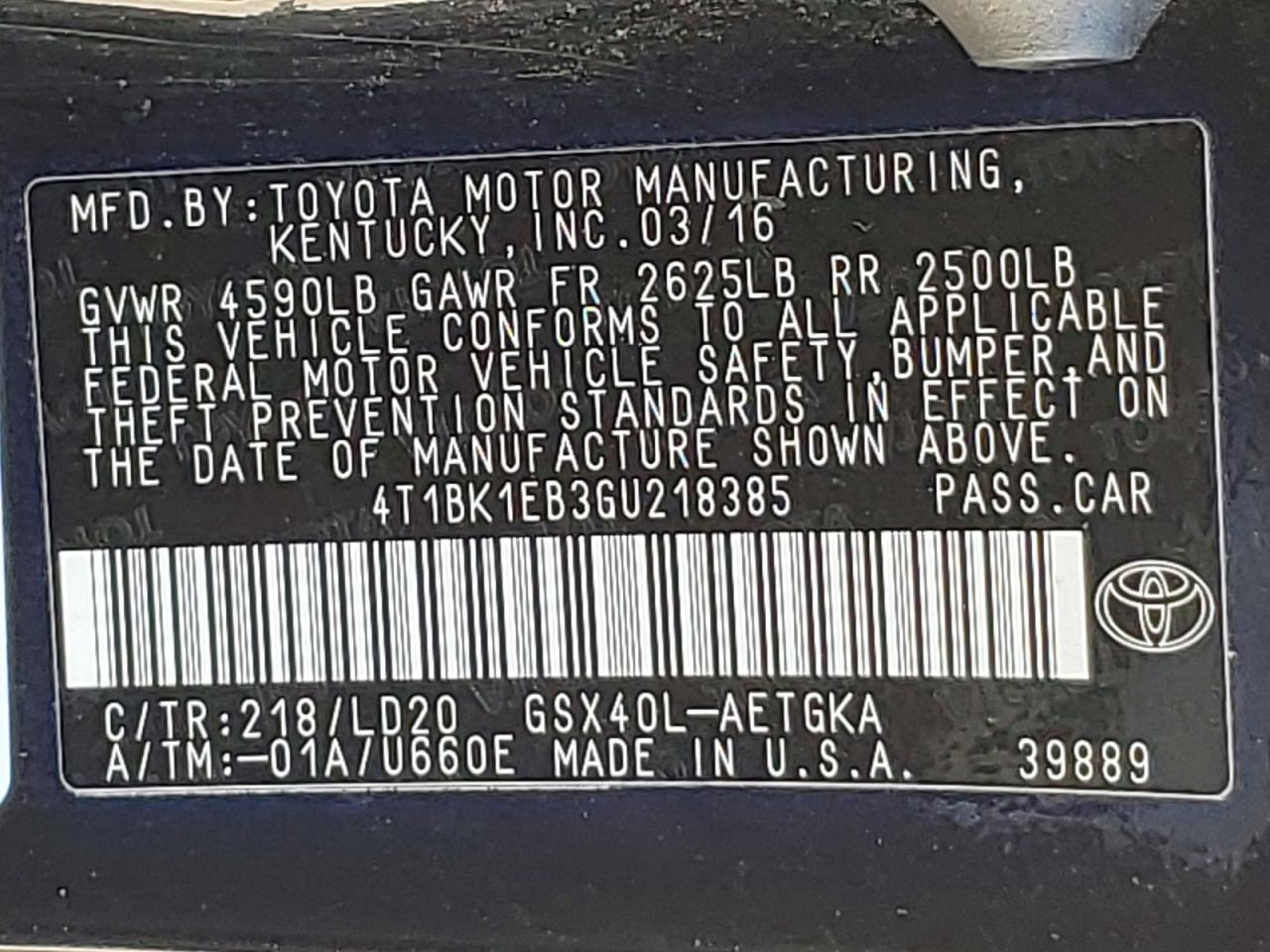 Toyota Avalon Xle