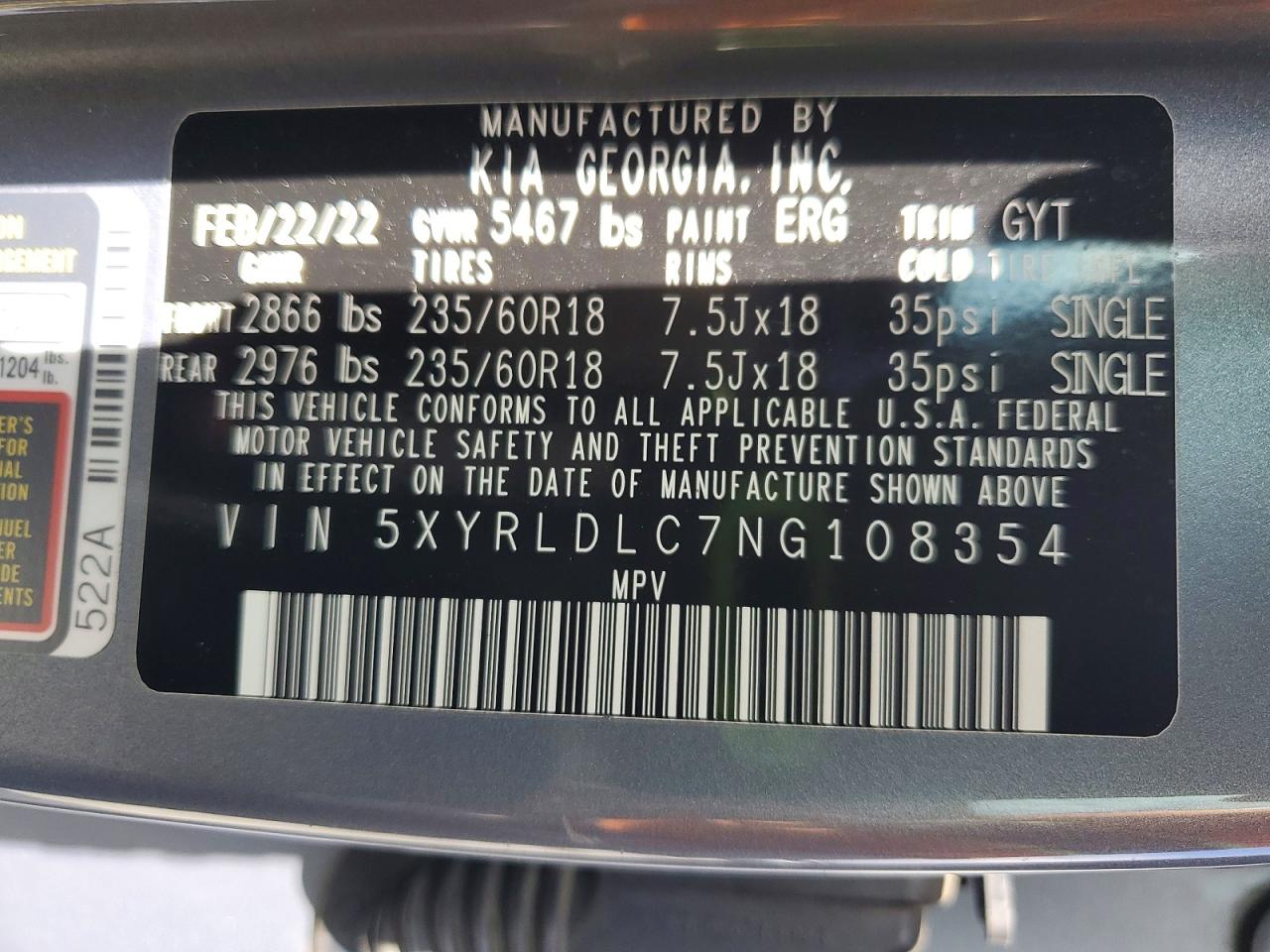 Kia Sorento S
