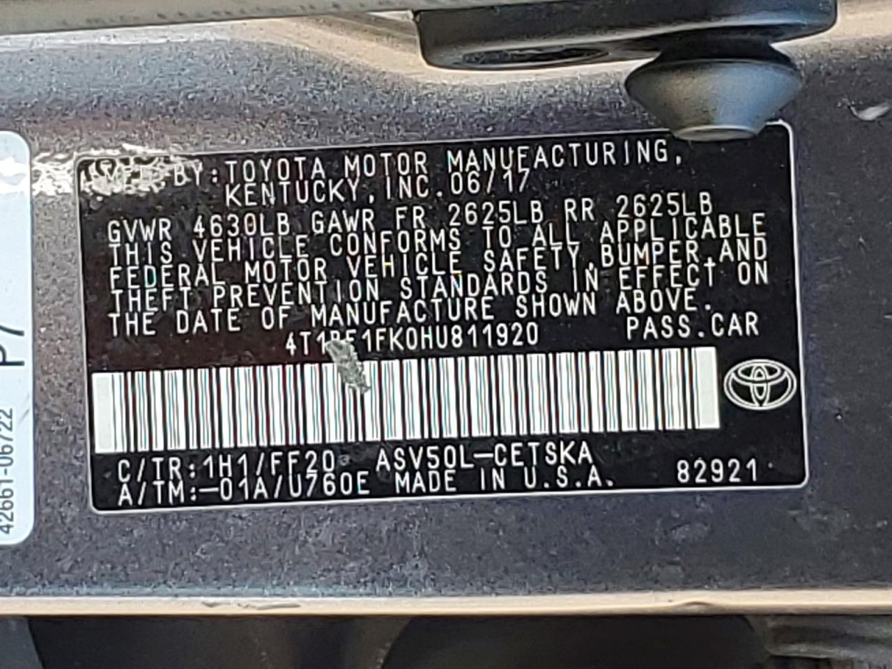Toyota Camry Se