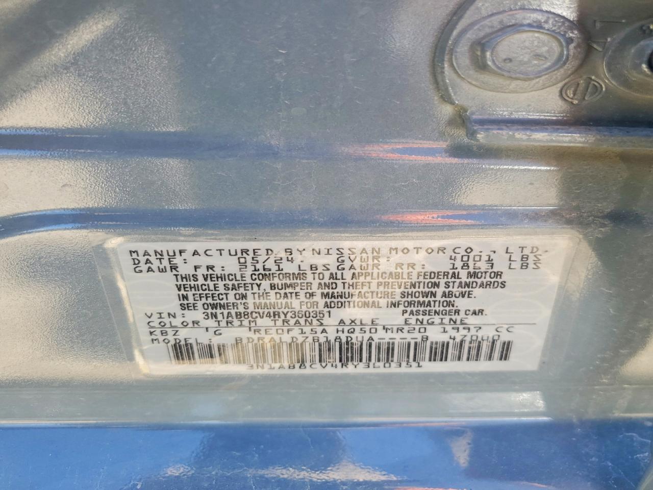 Nissan Sentra Sv