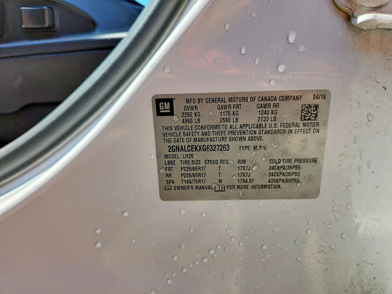 Chevrolet Equinox Lt
