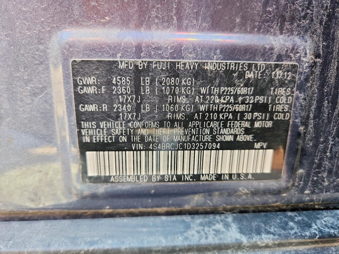 Subaru Outback 2.5i Limited