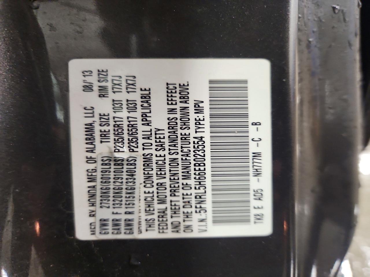 Honda Odyssey Exl