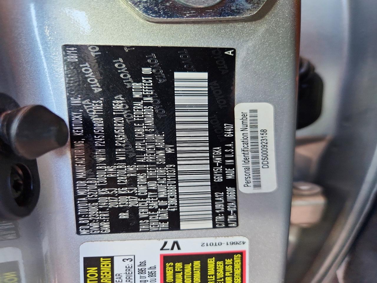 Toyota Venza Xle