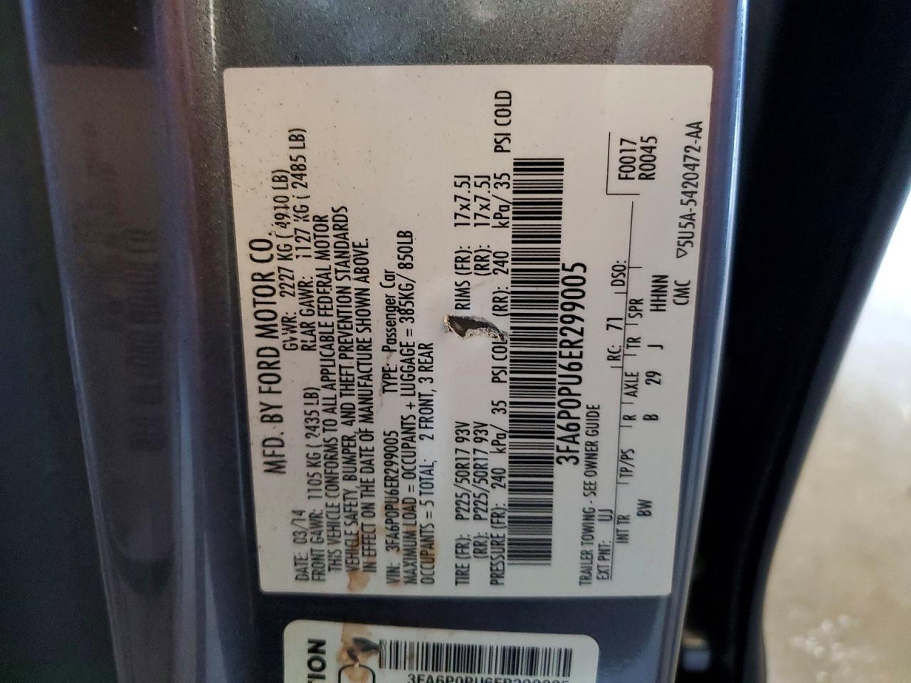 Ford Fusion Se Phev