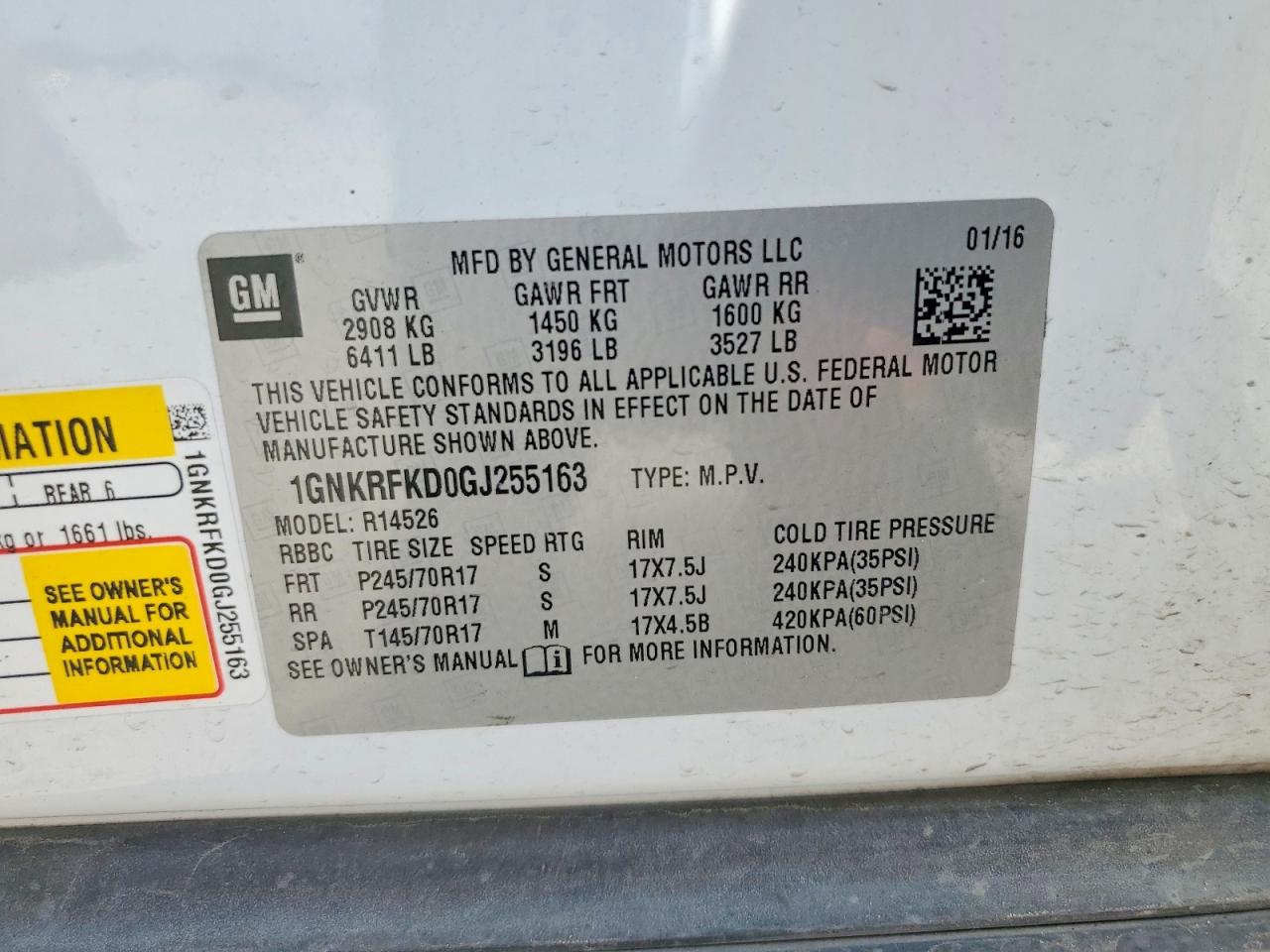 Chevrolet Traverse Ls