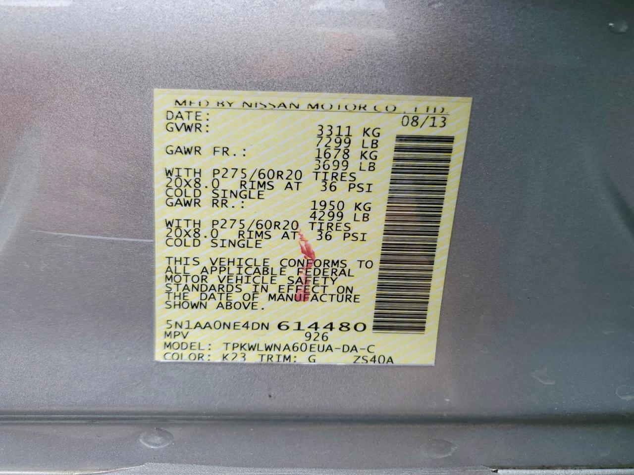 Nissan Armada Platinum