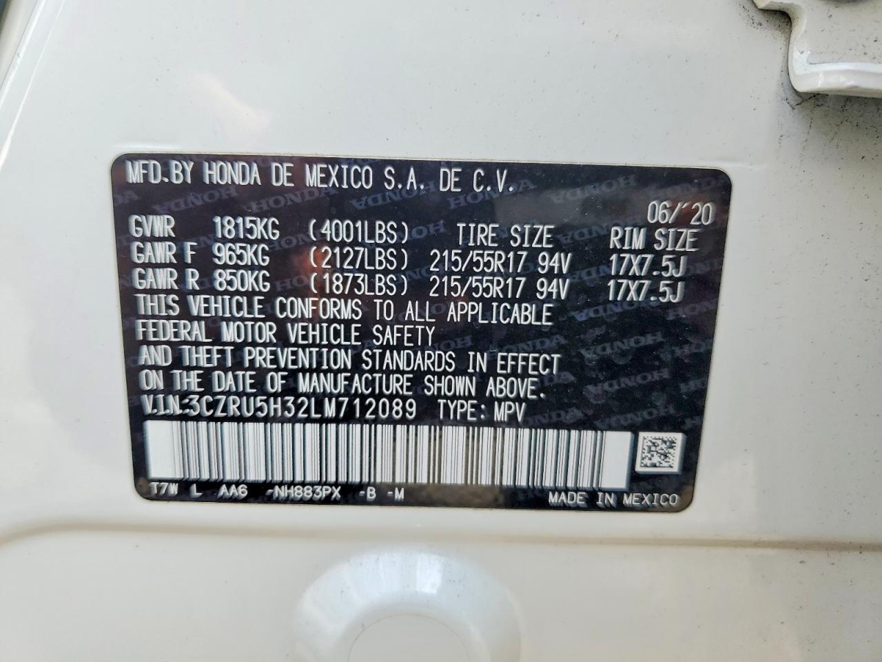 Honda HR-V Lx