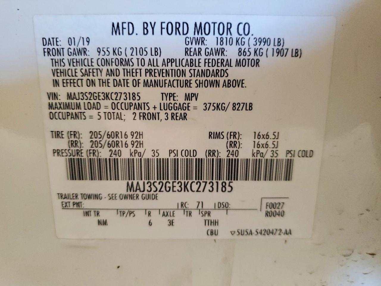 Ford EcoSport Se