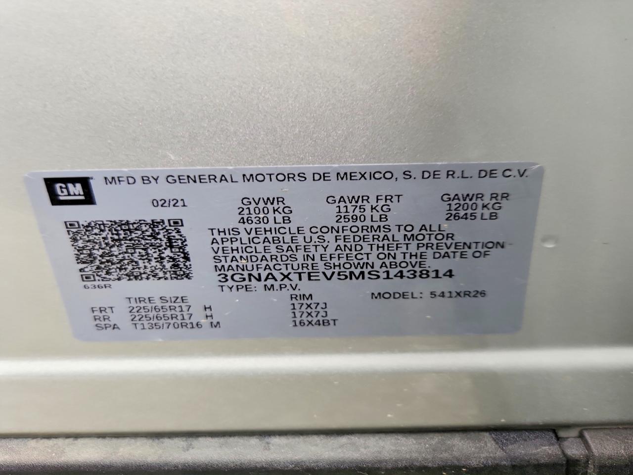 Chevrolet Equinox Lt