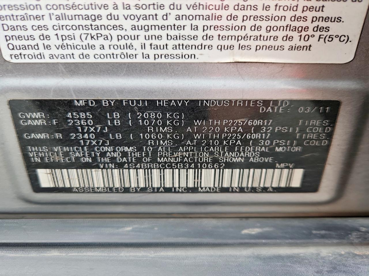 Subaru Outback 2.5i Premium