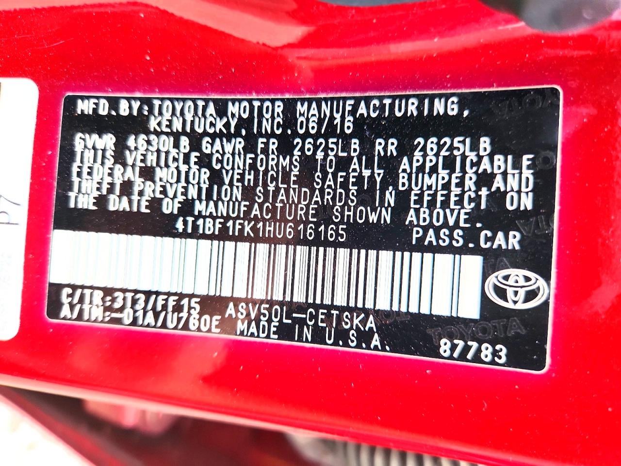 Toyota Camry Se