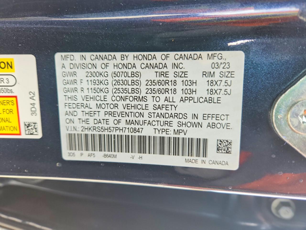 Honda Crv Sport