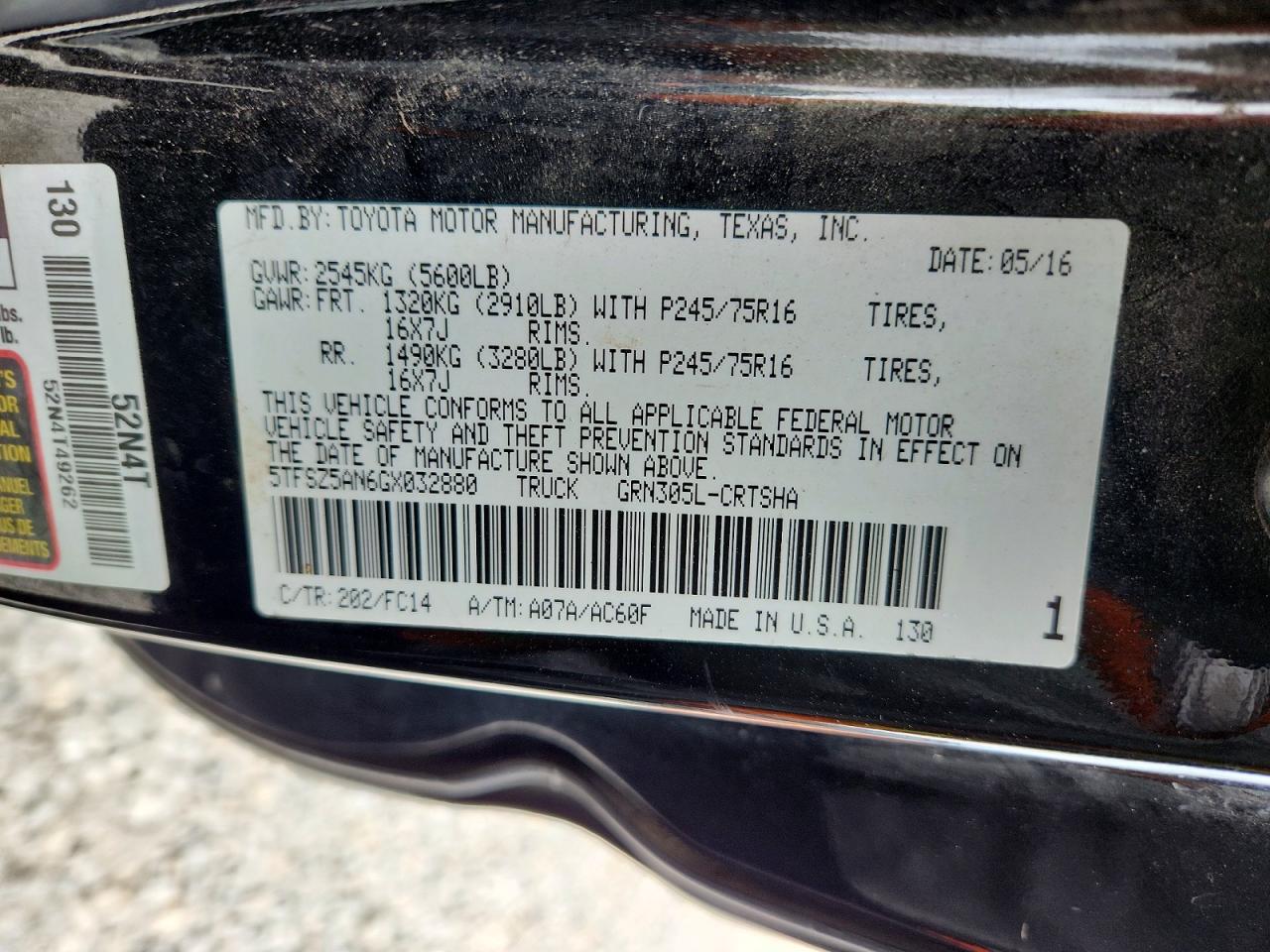 Toyota Tacoma Sr5 V6
