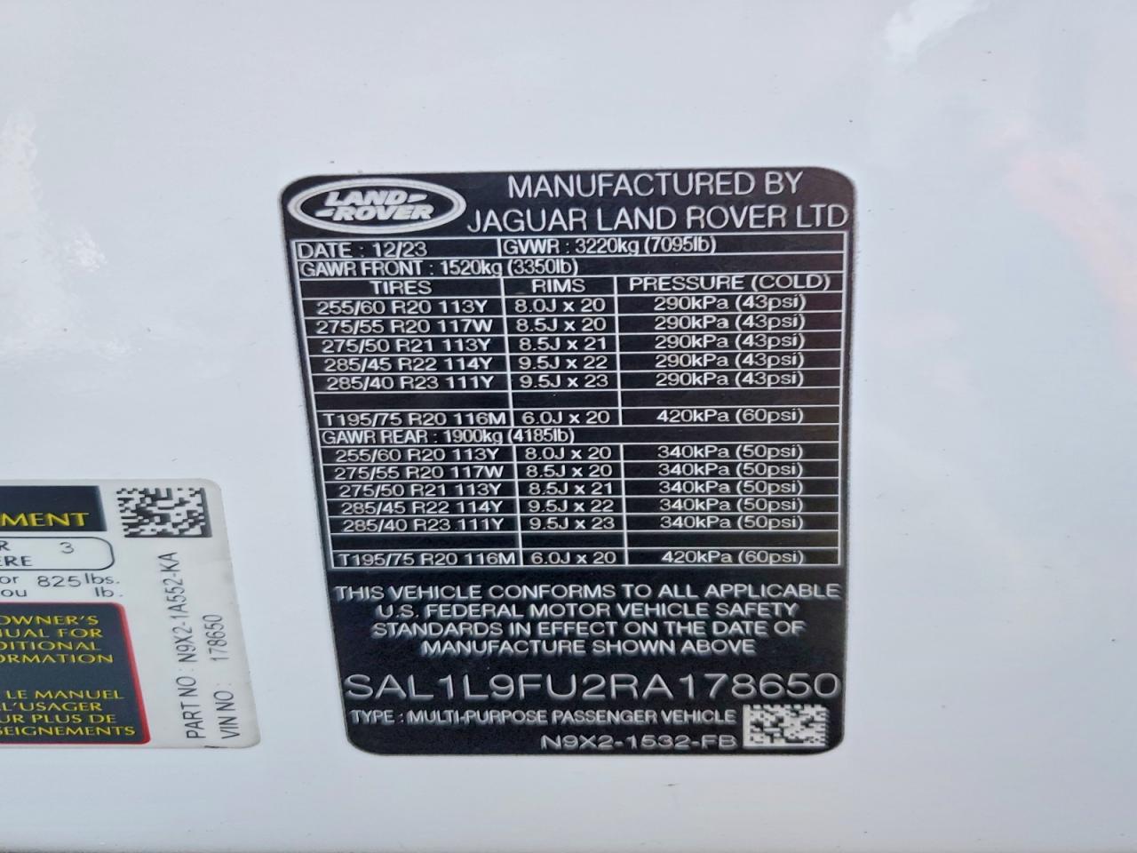 Land Rover Range Rover Dynamic Se