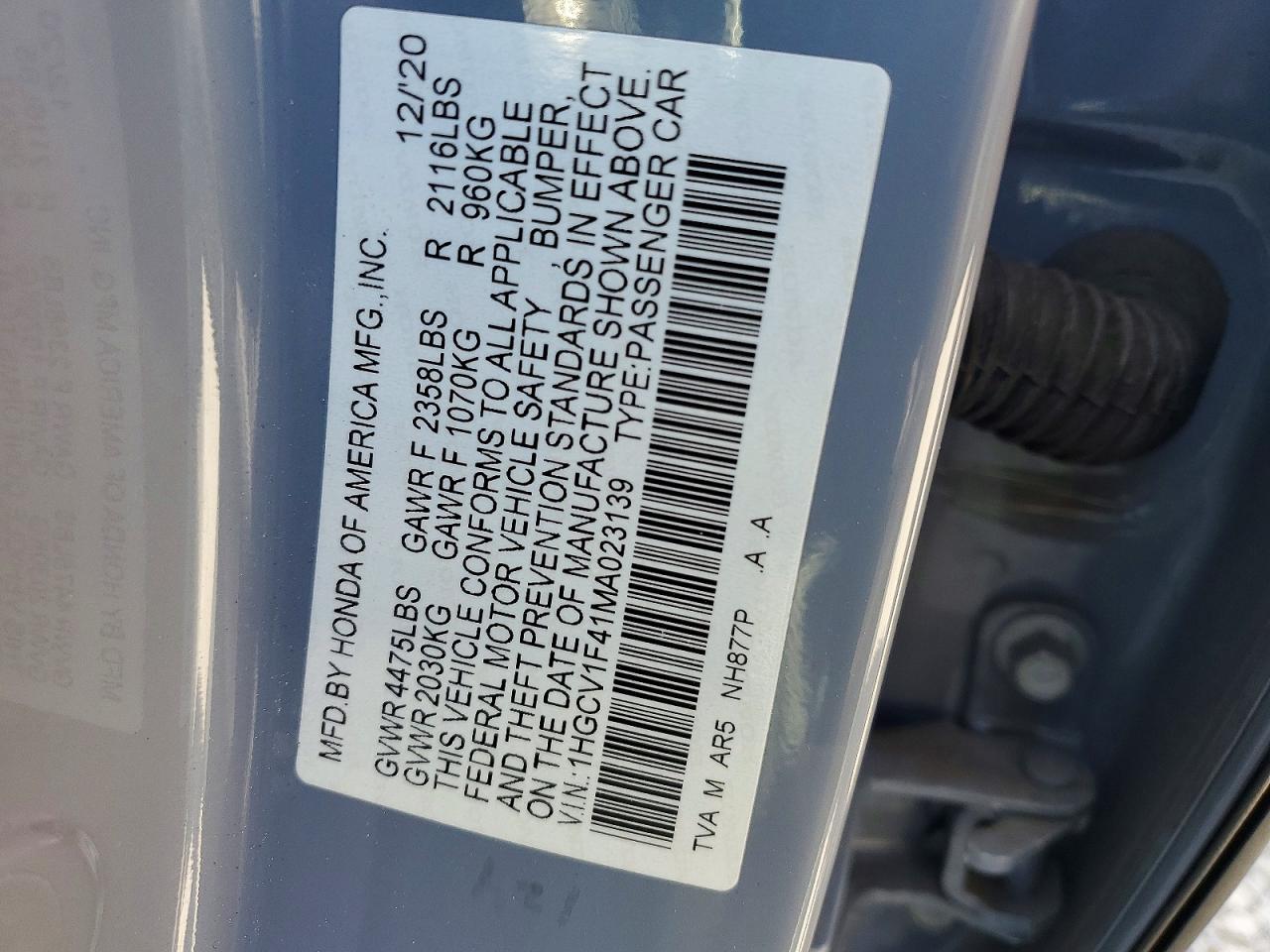 Honda Accord Sport Se