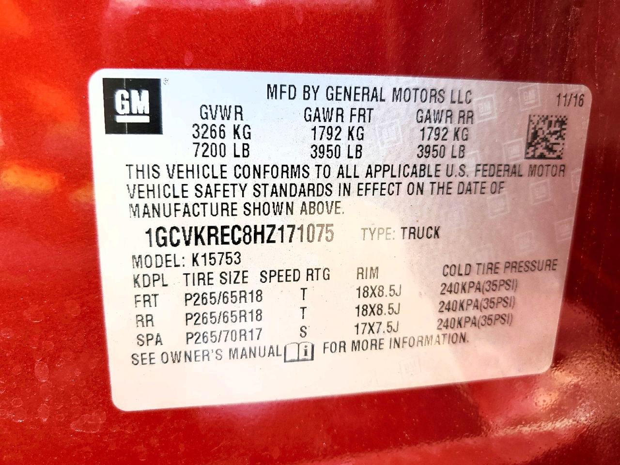Chevrolet Silverado K1500 Lt