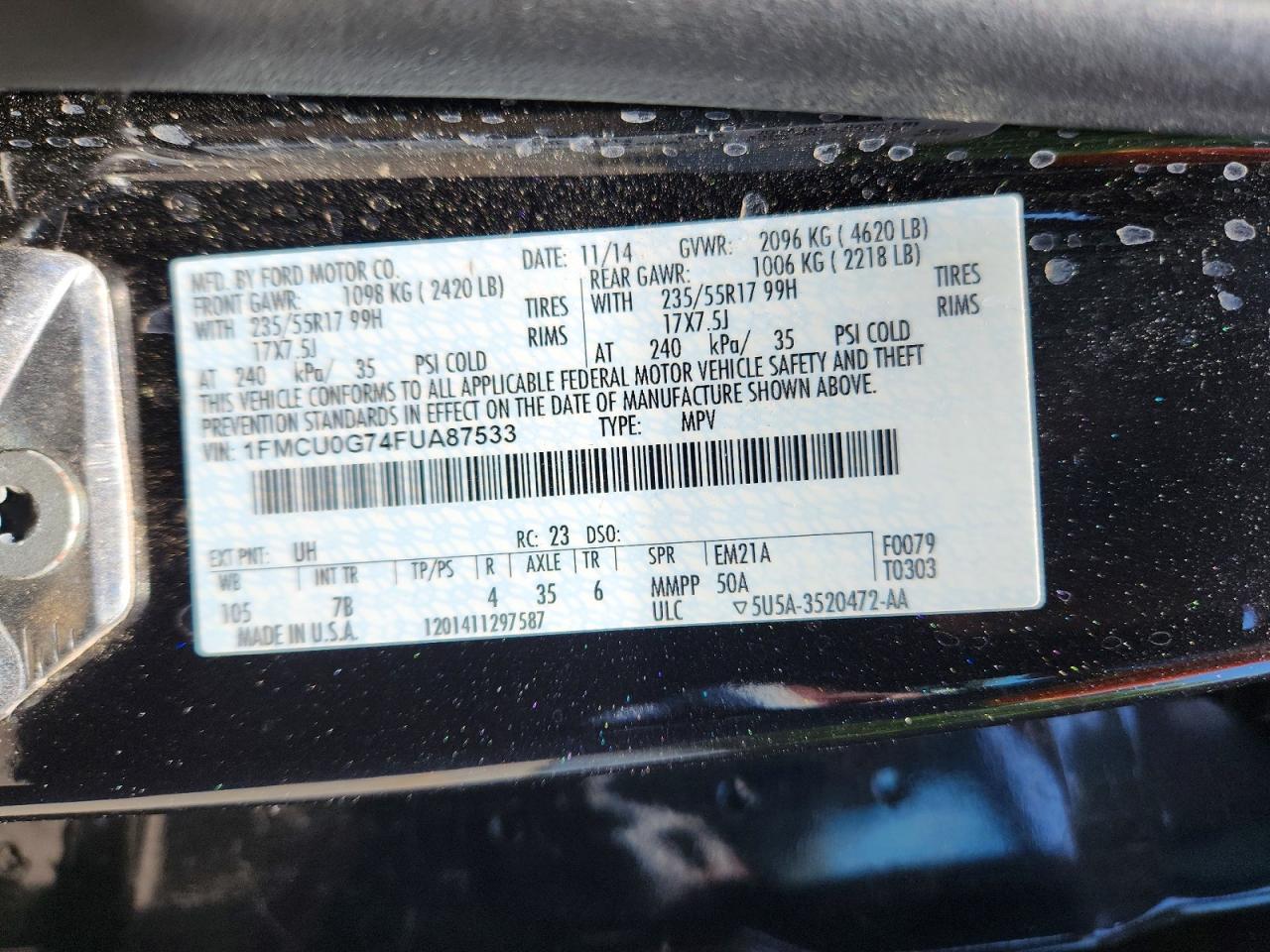 Ford Escape Se