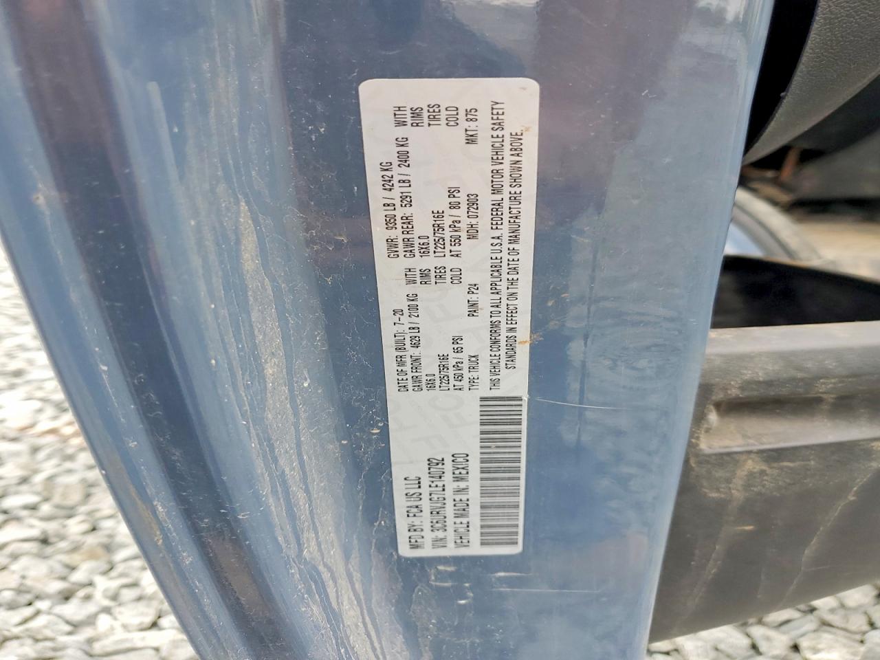 Ram Promaster 3500 High