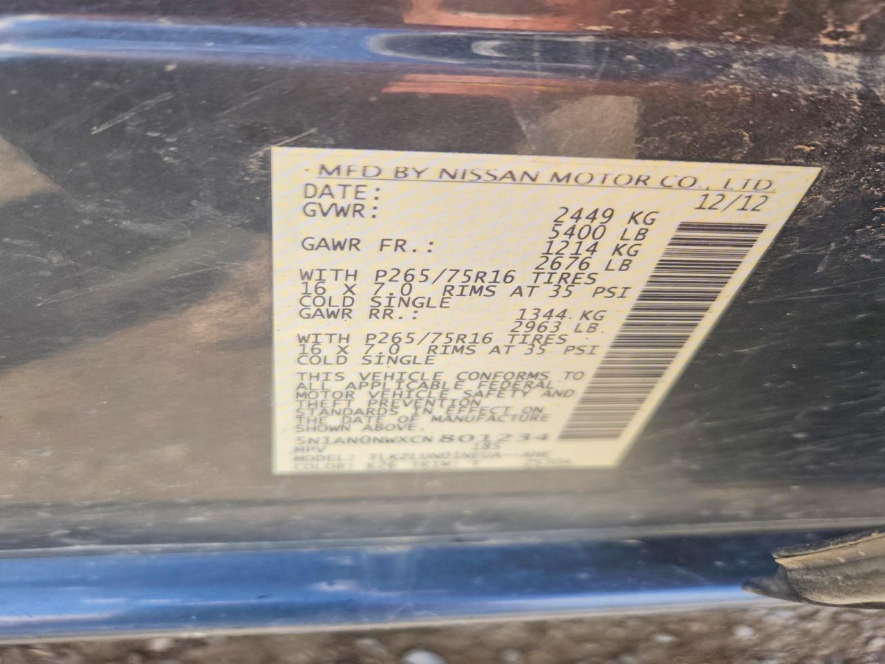 Nissan Xterra X