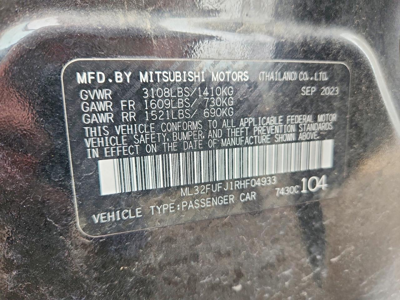 Mitsubishi Mirage G4 Es