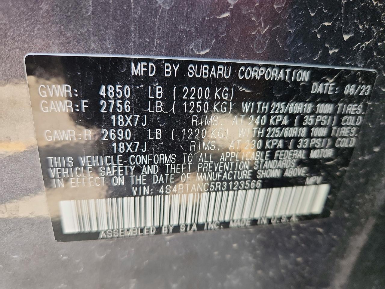 Subaru Outback Limited