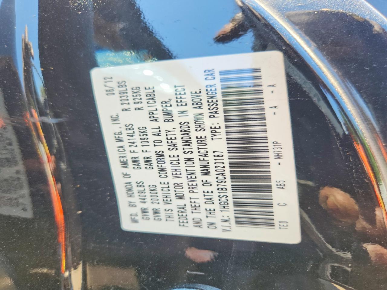 Honda Accord Ex