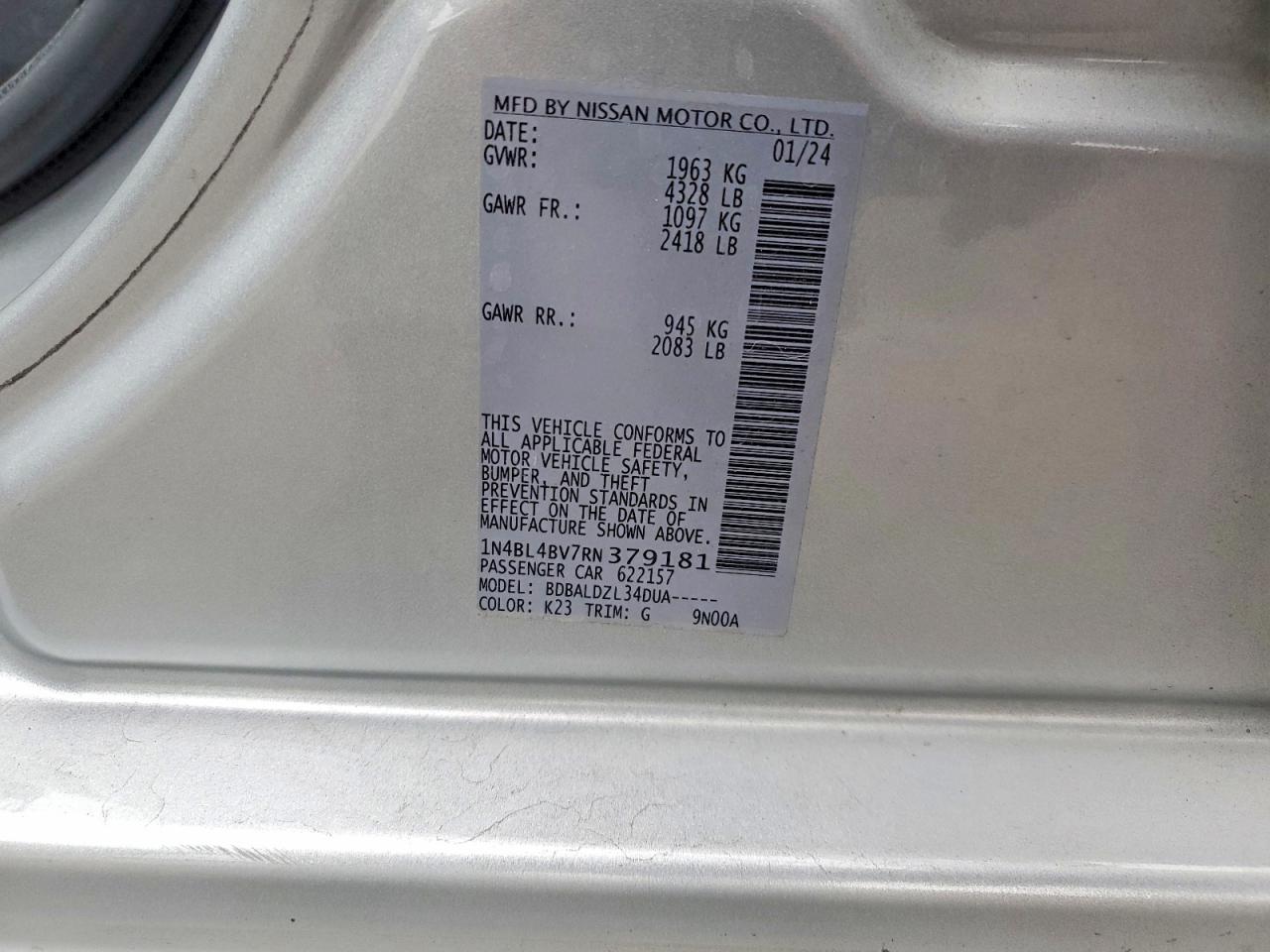 Nissan Altima 2.5 S