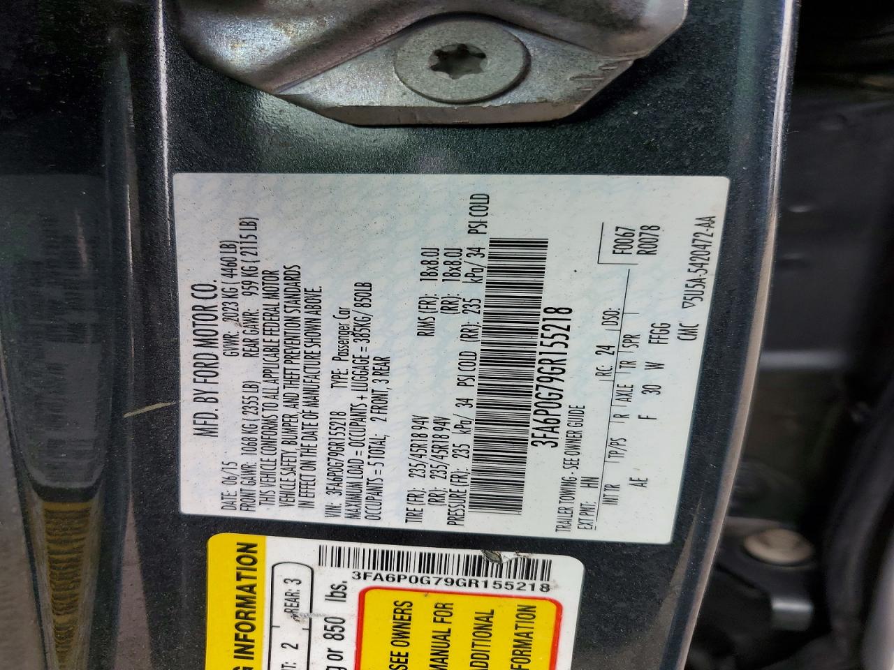 Ford Fusion S