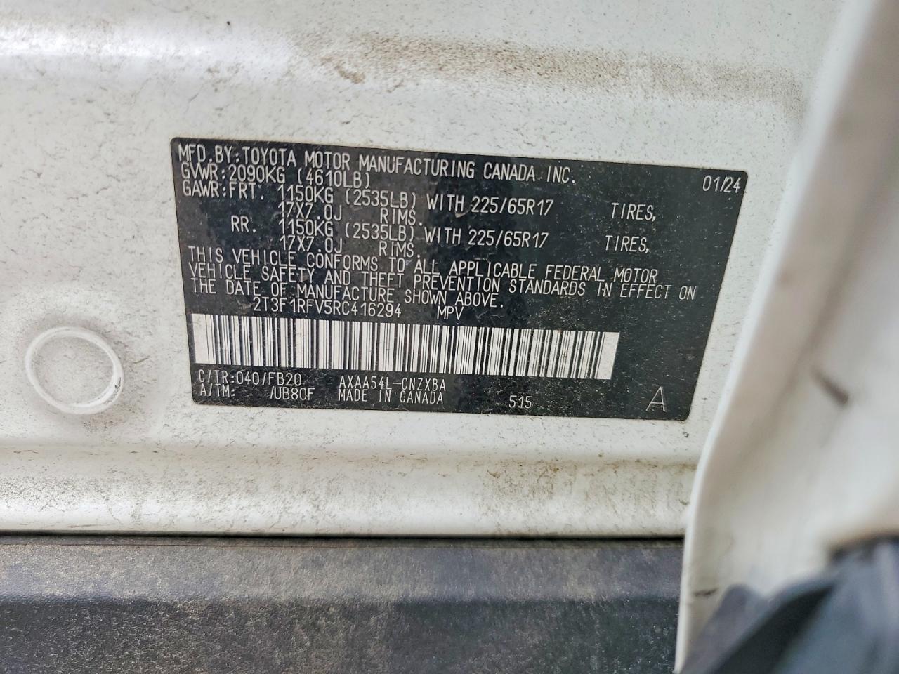 Toyota RAV4 Le