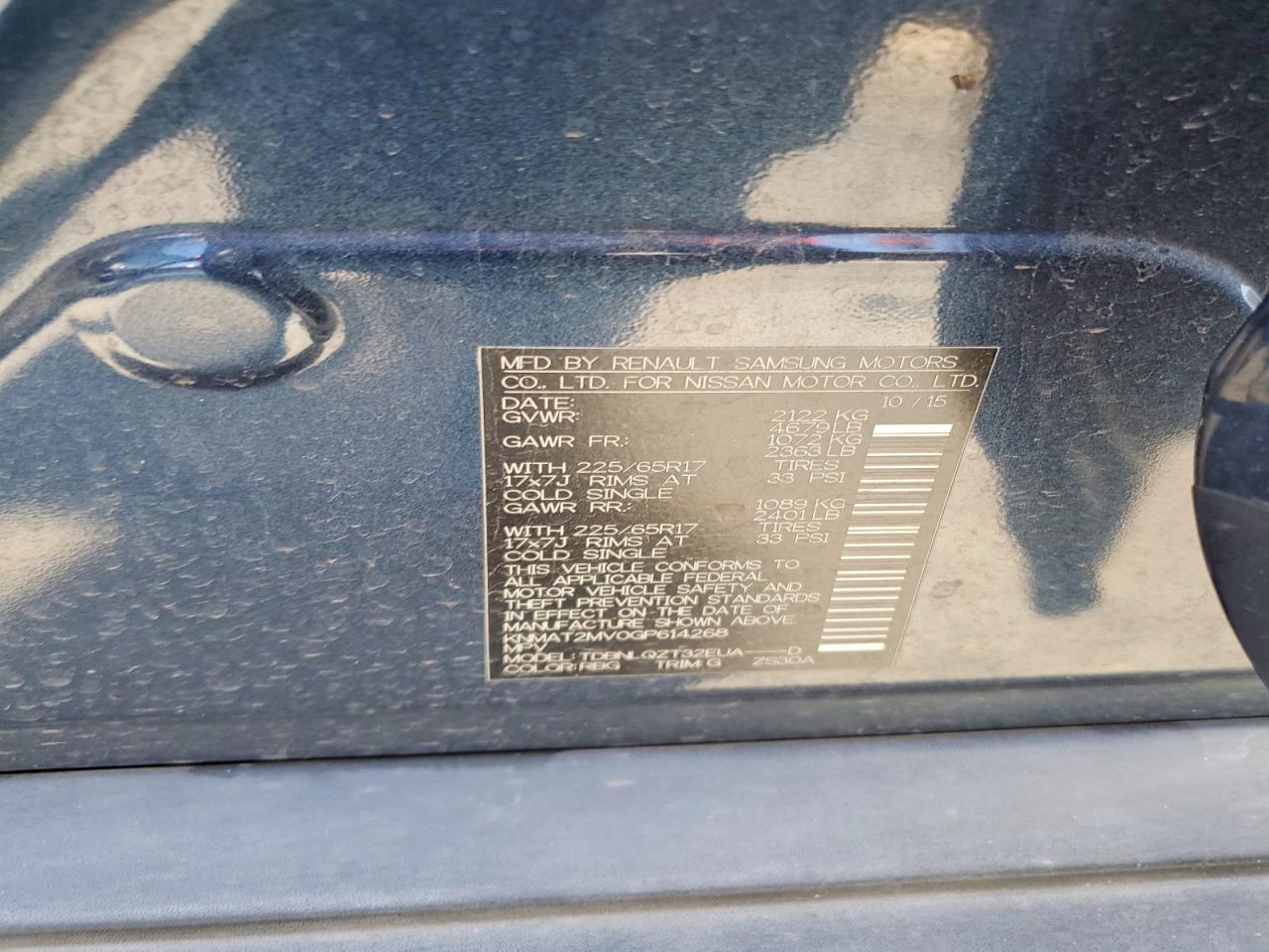 Nissan Rogue Sv