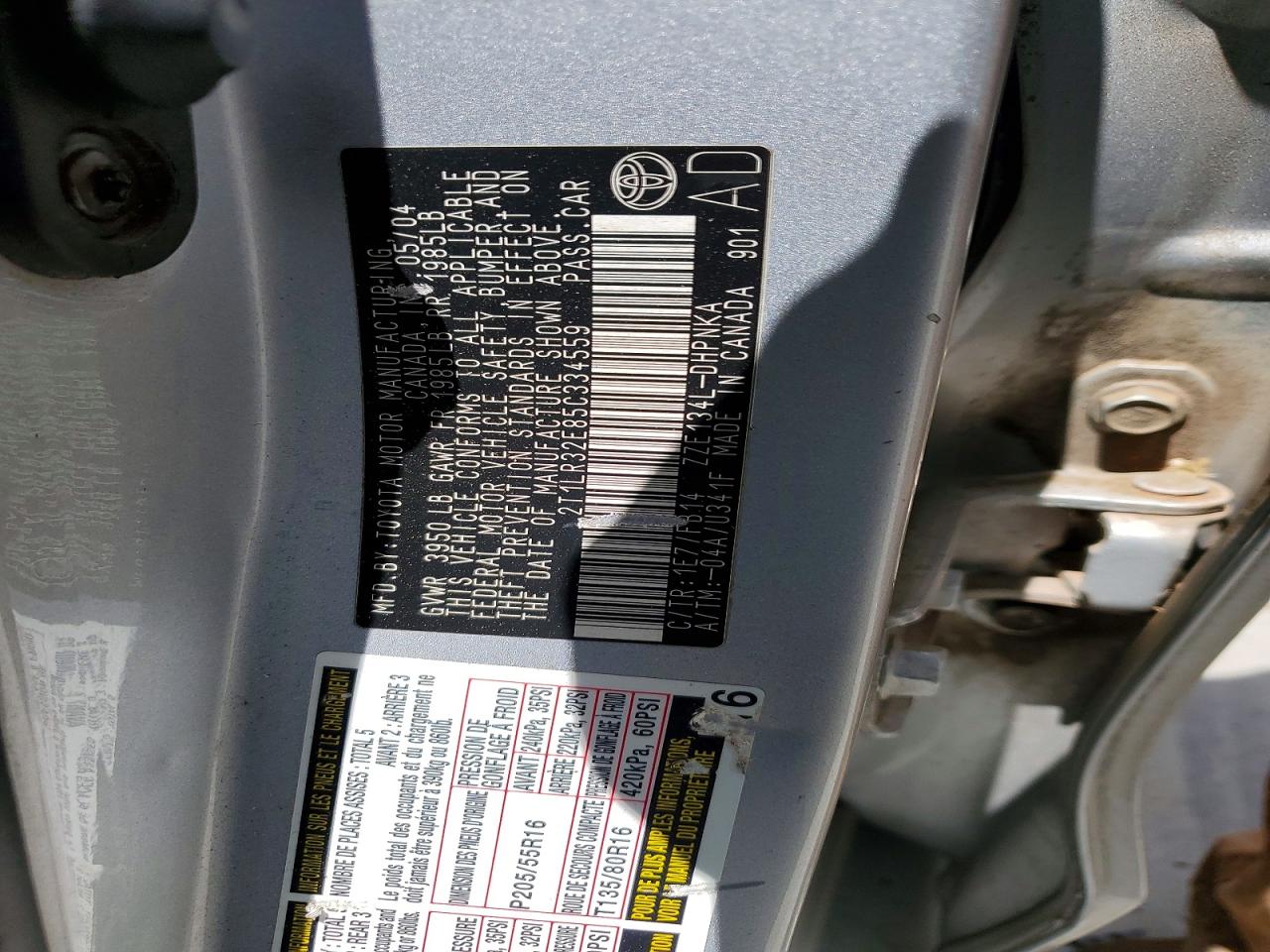 Toyota Matrix Xr