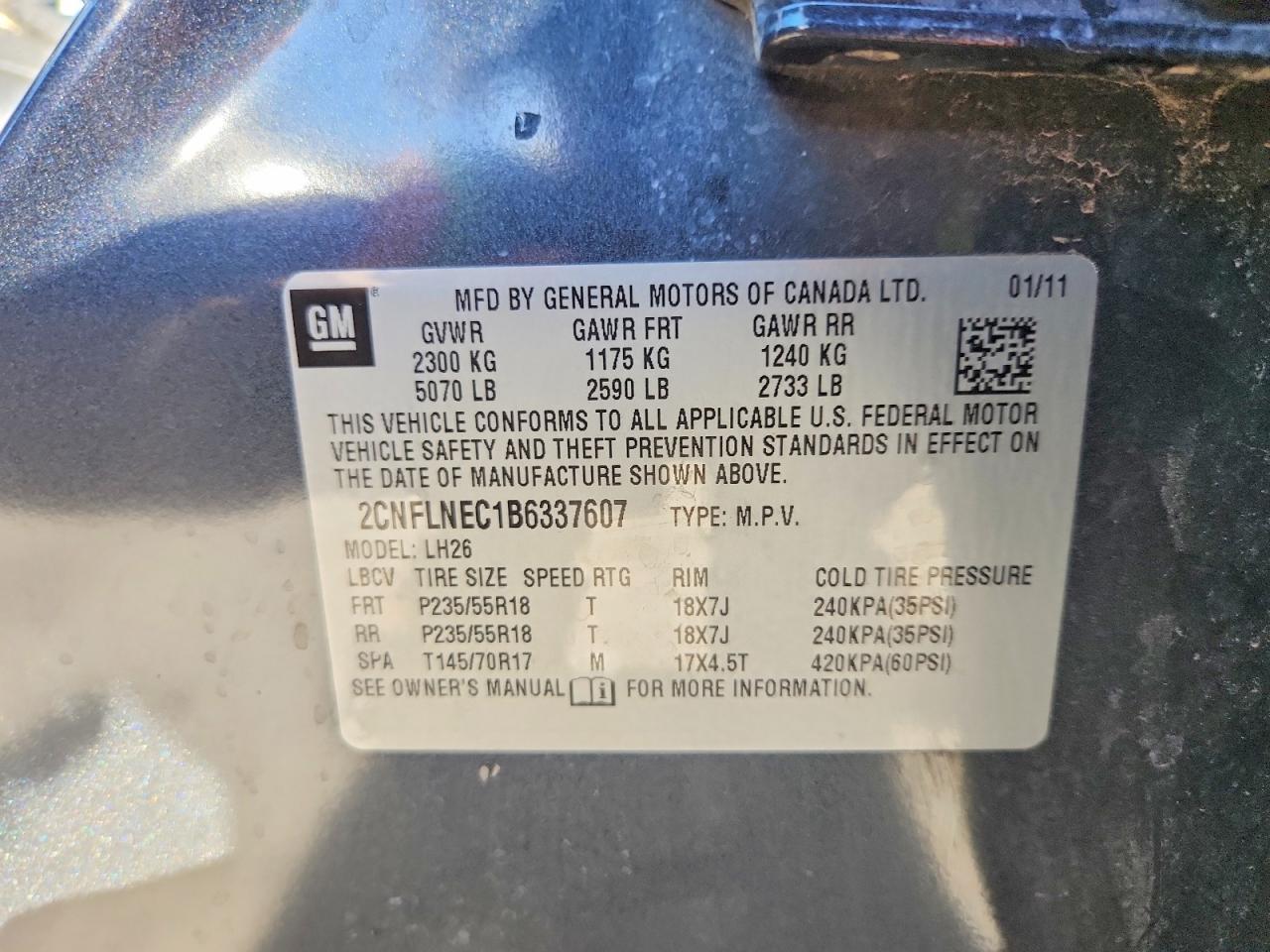 Chevrolet Equinox Lt