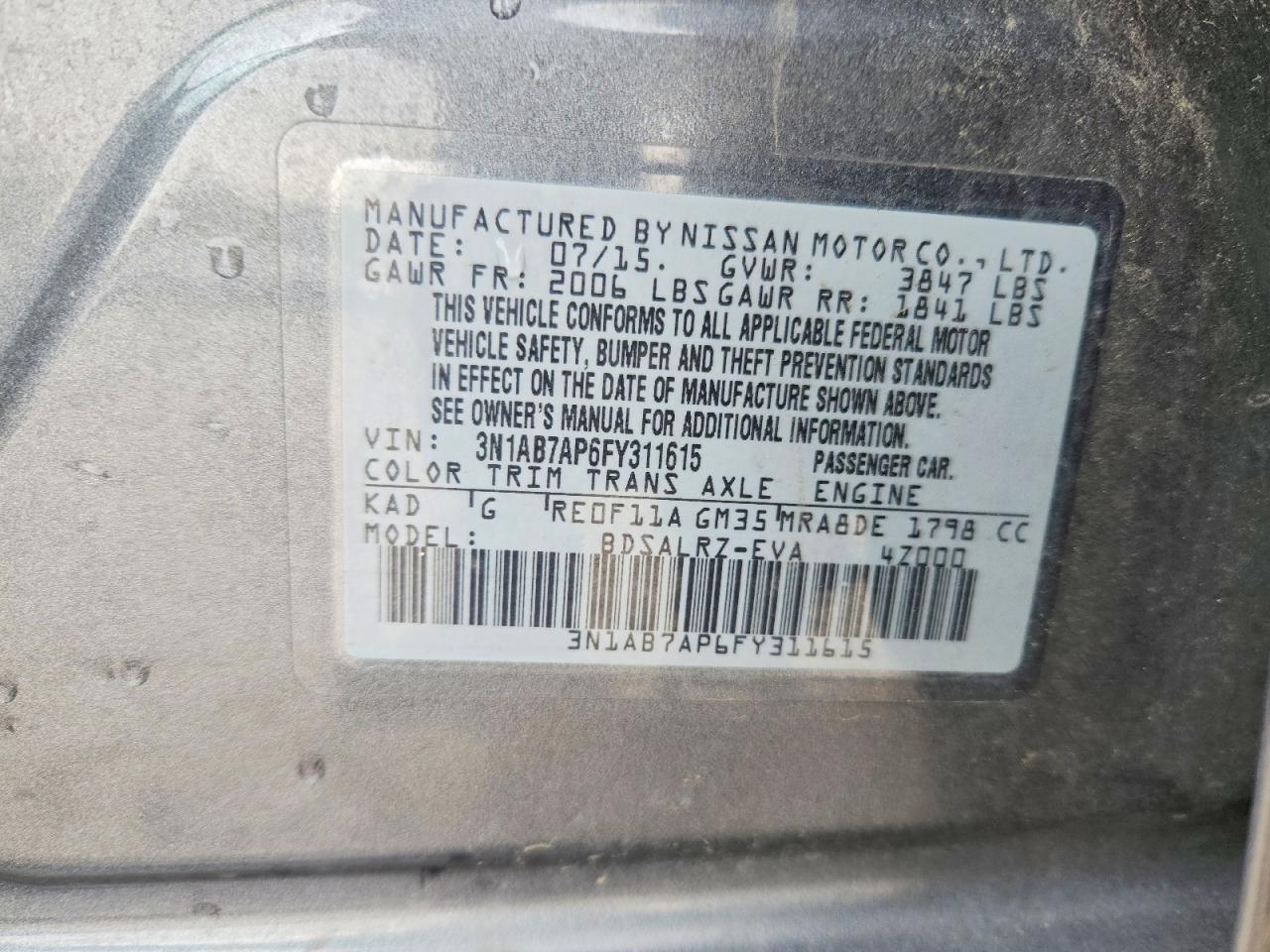 Nissan Sentra Sr