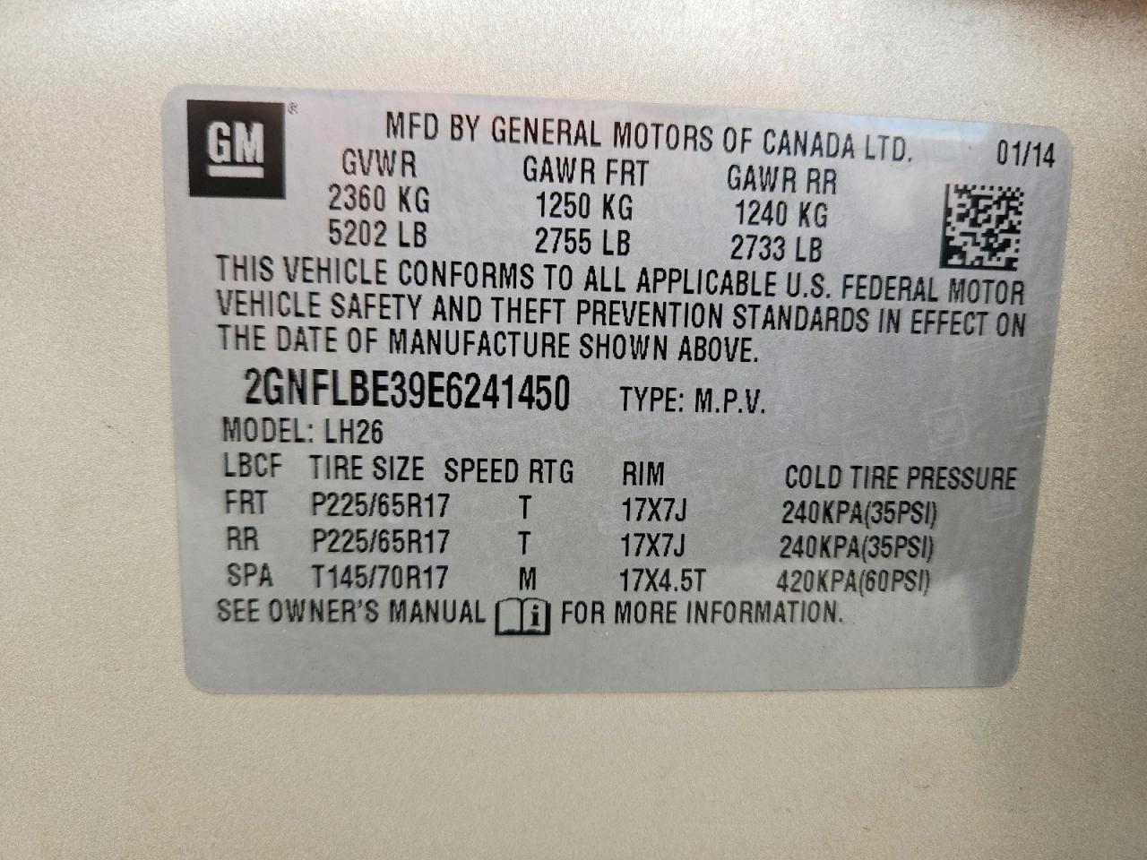 Chevrolet Equinox Lt