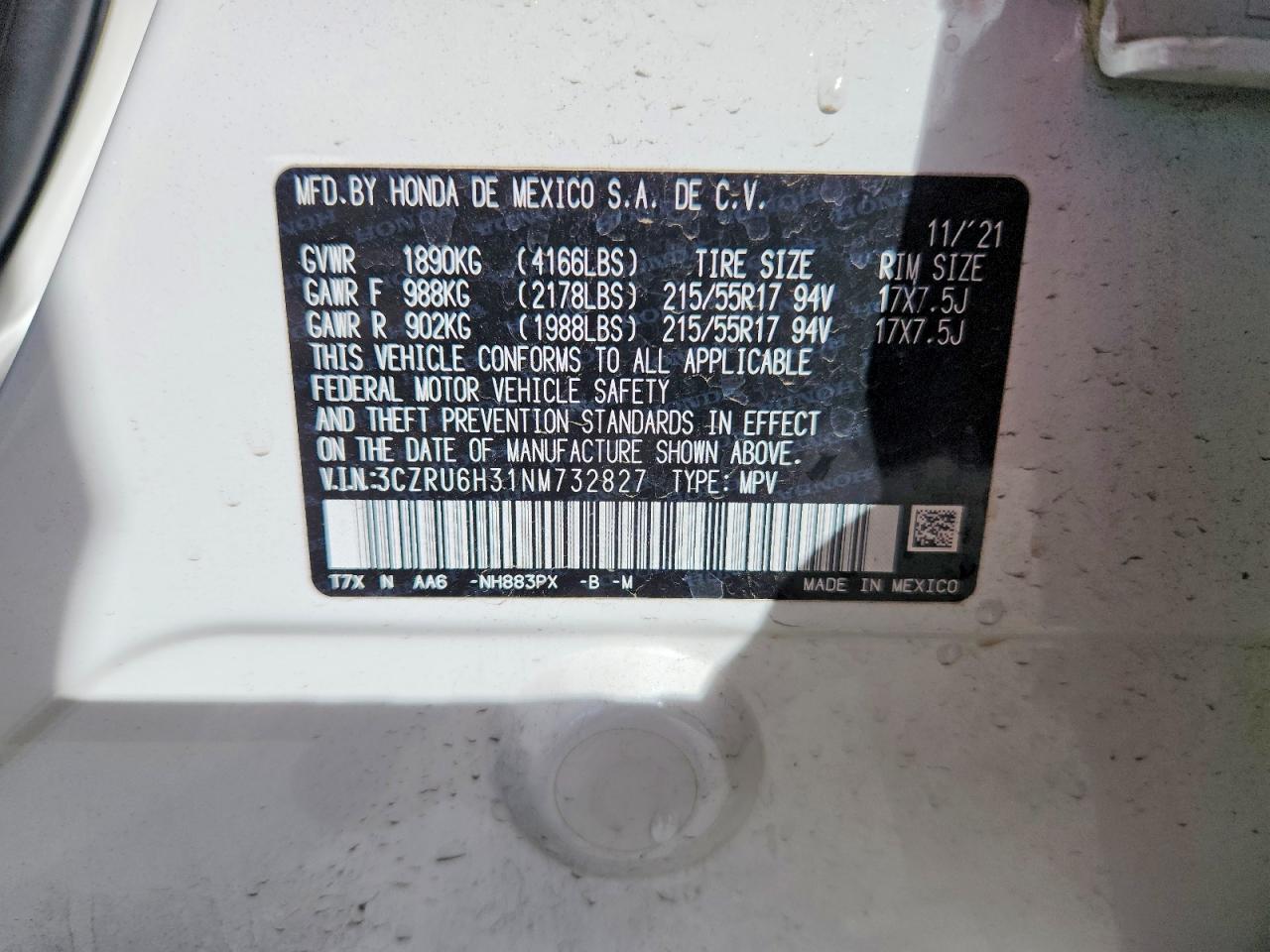 Honda HR-V Lx