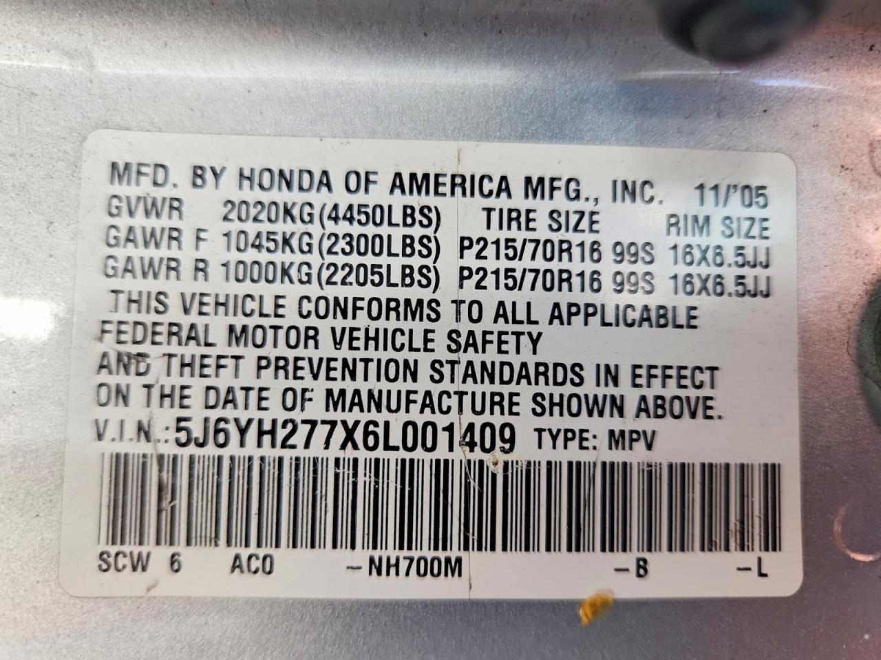 Honda Element Ex