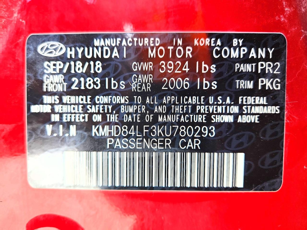 Hyundai ELANTRA Sel