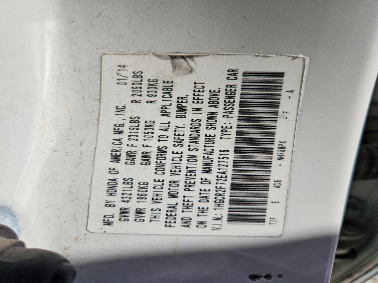 Honda Accord Ex