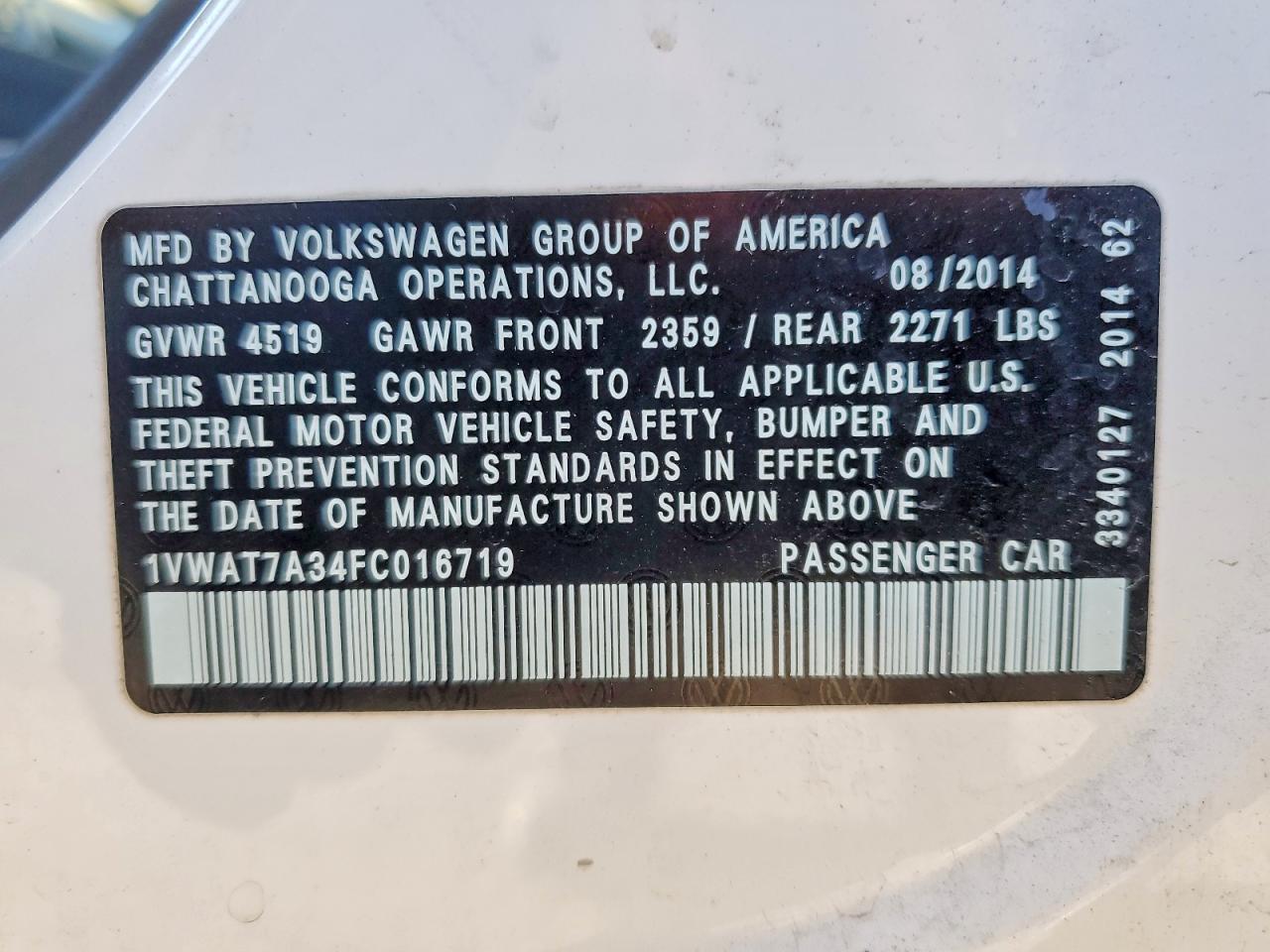 Volkswagen Passat S
