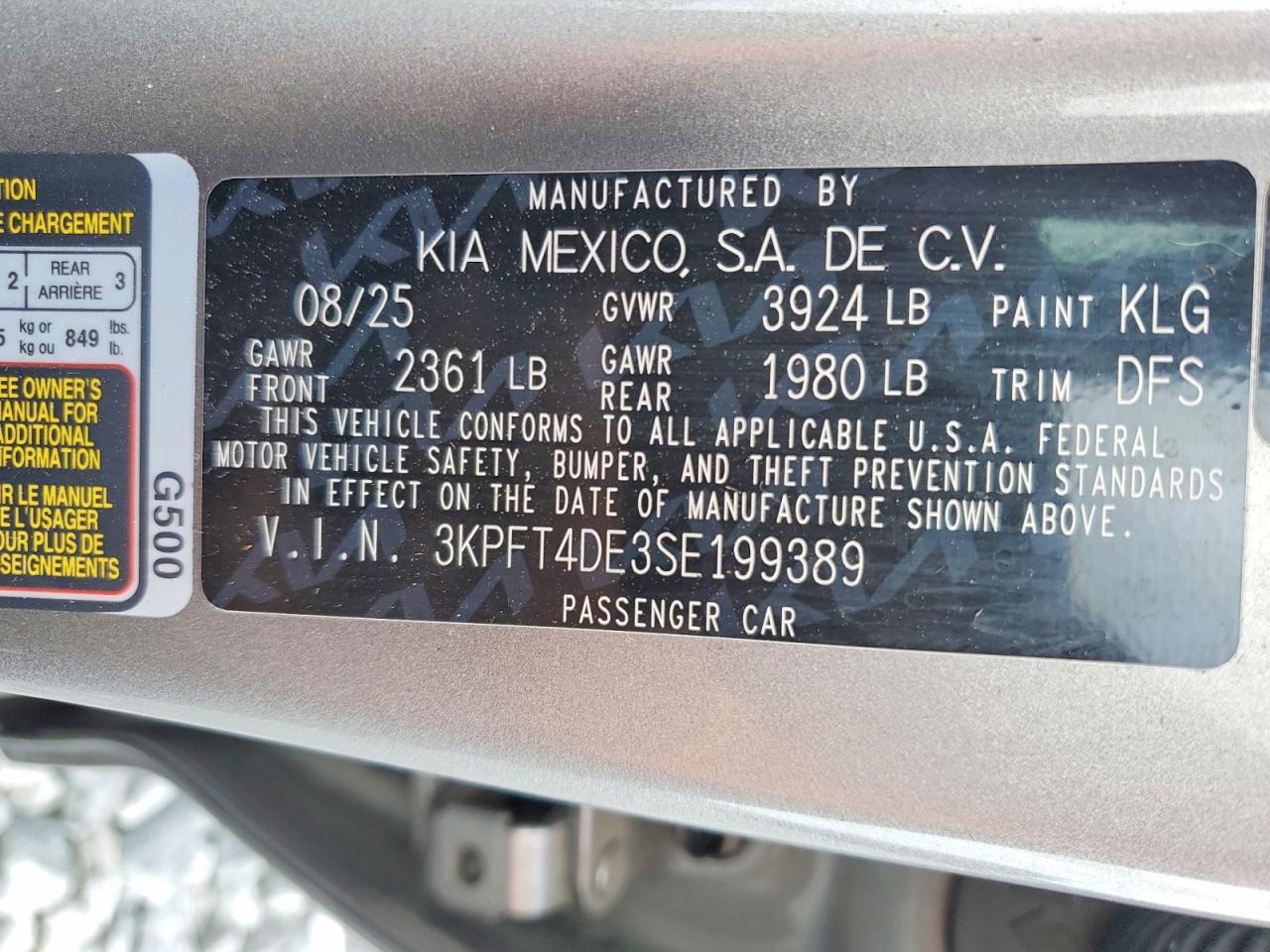 Kia K4 Lxs Lxs