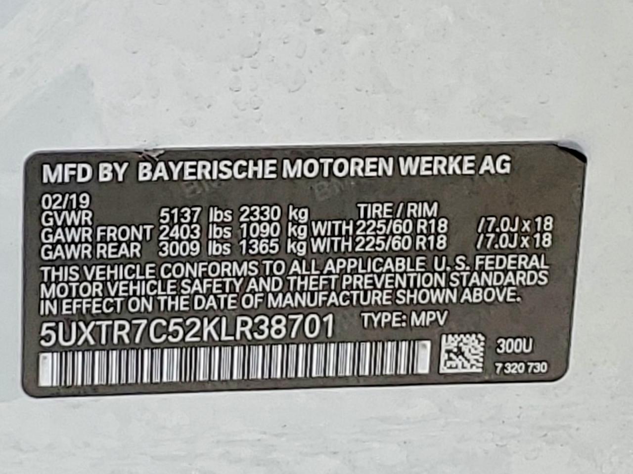 BMW X Series Sdrive30i