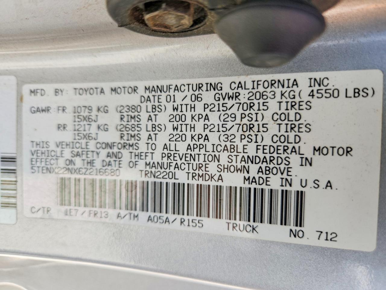 Toyota Tacoma Base