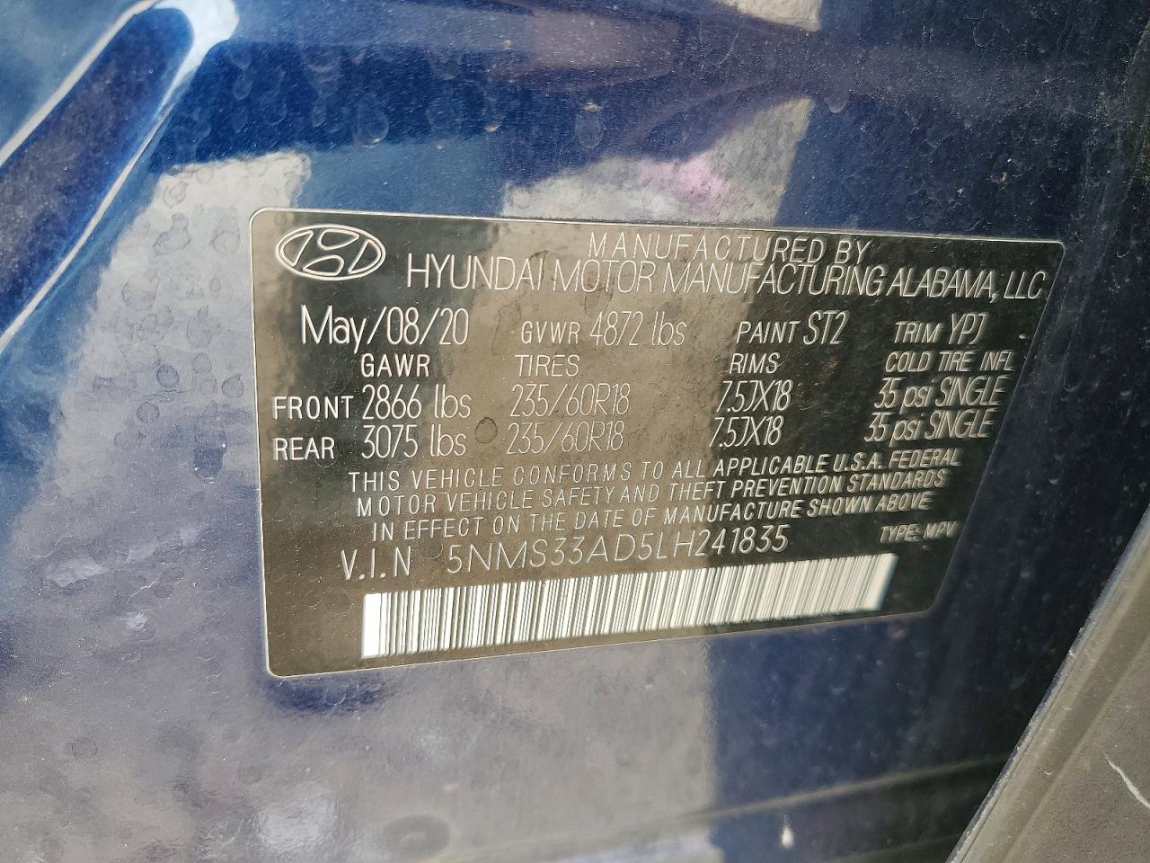 Hyundai SANTA FE Sel