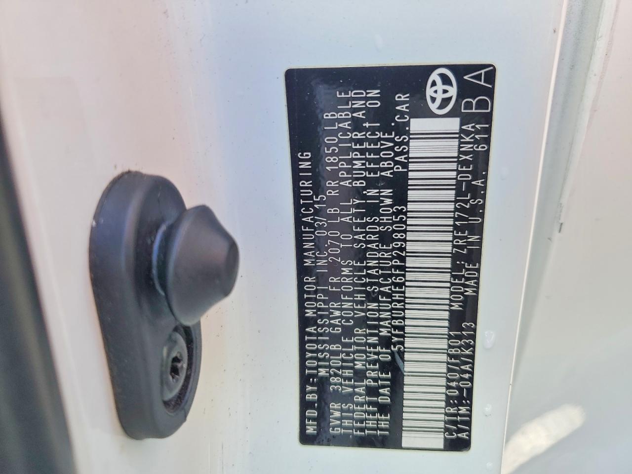 Toyota Corolla Le Plus