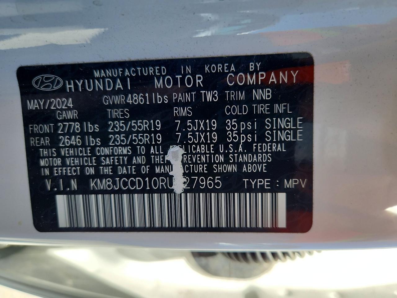Hyundai TUCSON Sel Convenience