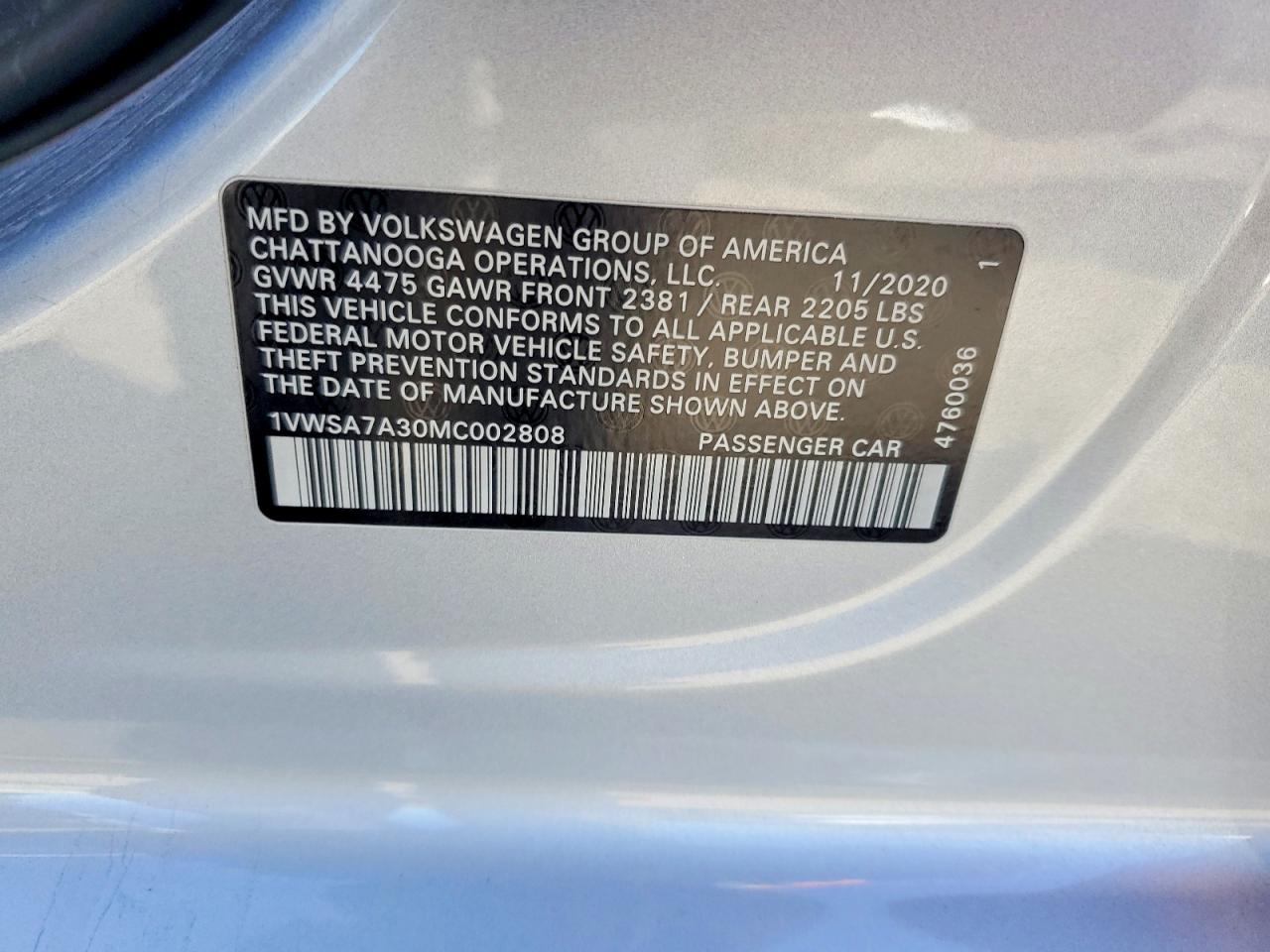 Volkswagen Passat Se