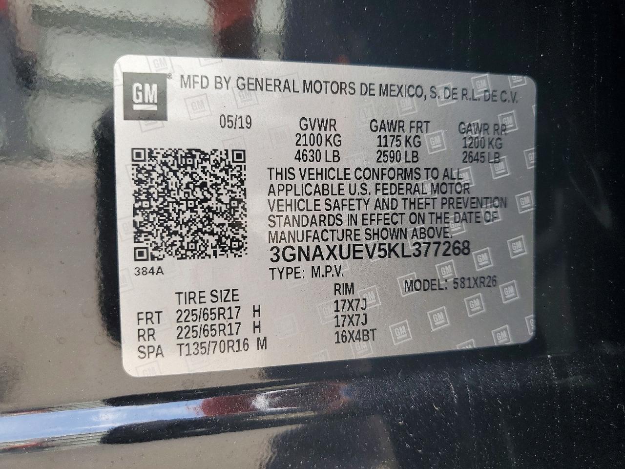 Chevrolet Equinox Lt
